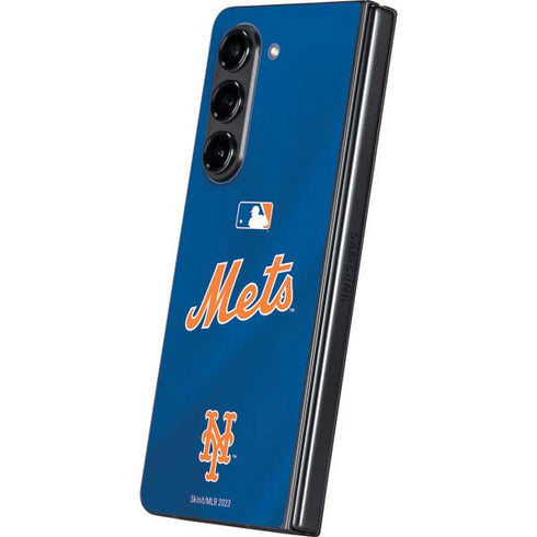 MLB New York Mets Jersey Alternate Galaxy Z Fold5 5G Skin